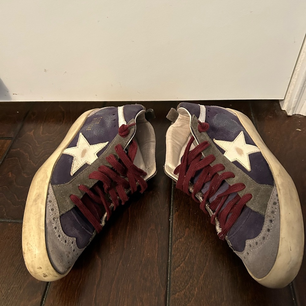 Golden Goose Midstar navy grey and burgundy size 36 - Picture 7 of 9